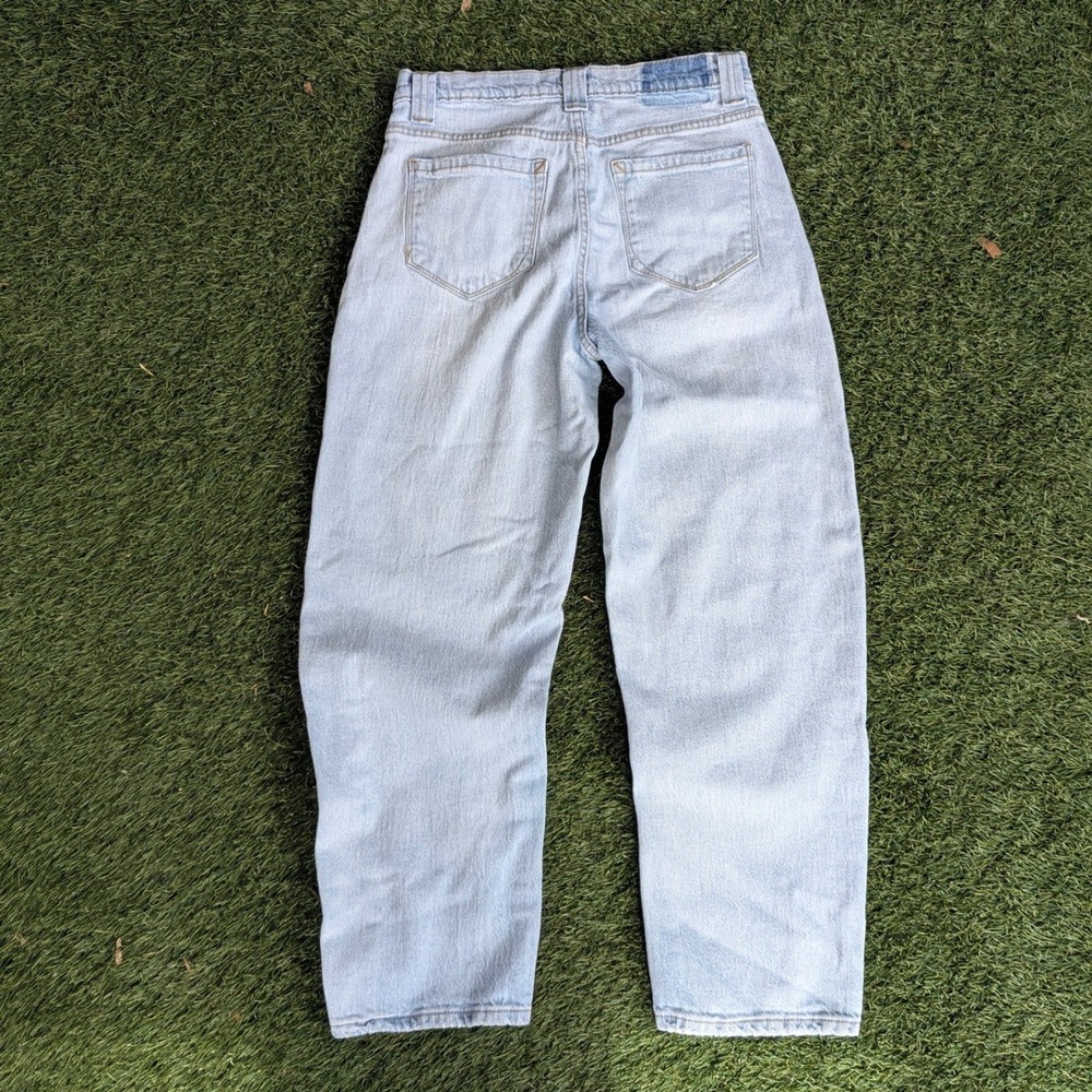 Kensie Jeans The Jessica High Rise Barrel Jeans Light Wash Blue Womens Size 8/29 - Picture 7 of 7